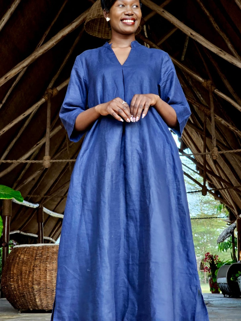 Amara dress Indigo