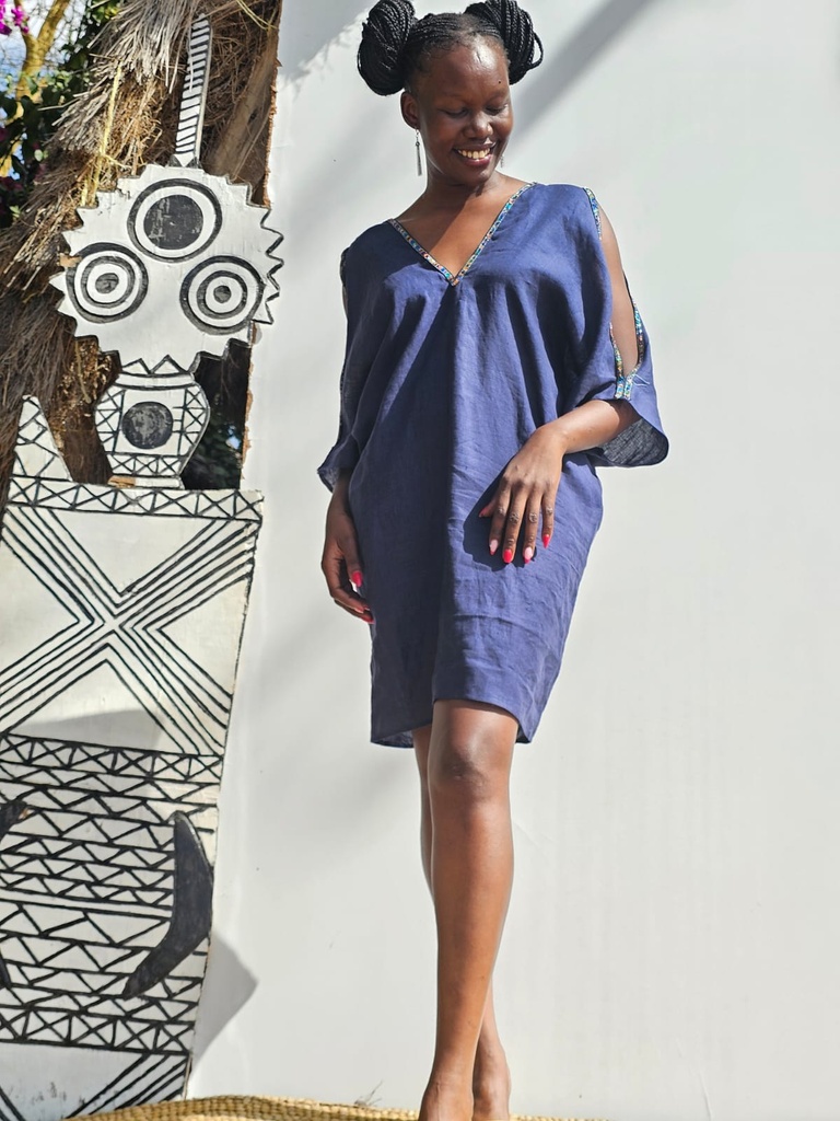 Amani dress linen