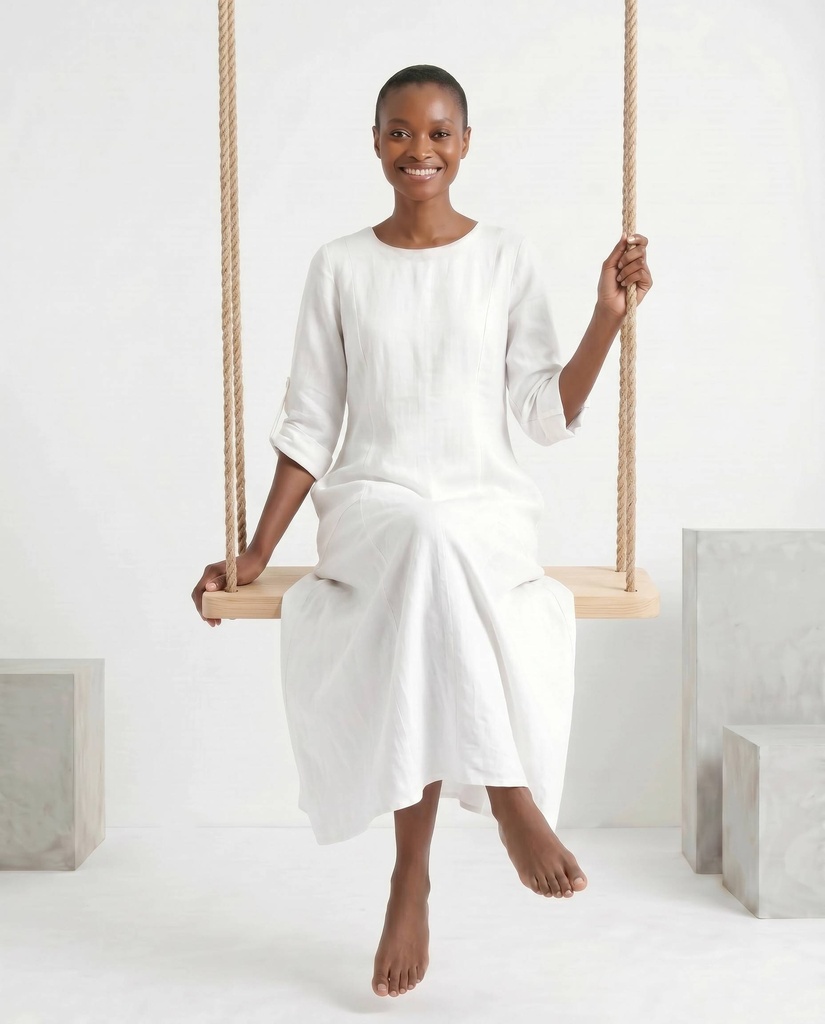 Mirelle dress blanche