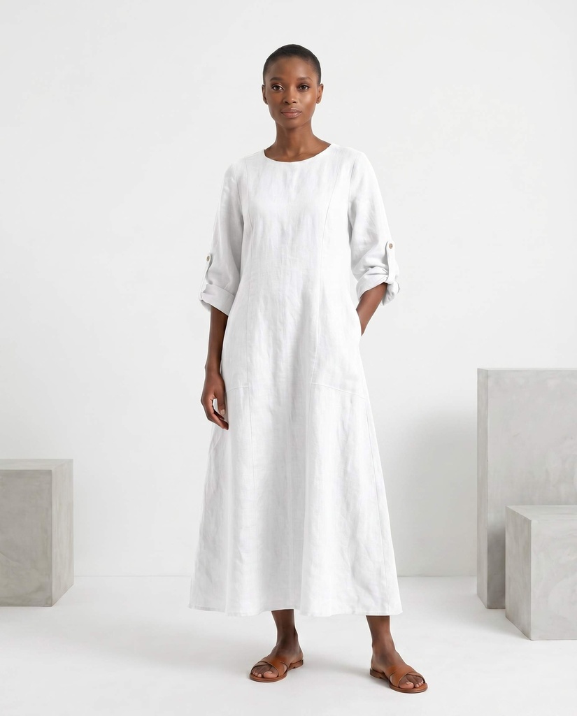 Mirelle dress blanche
