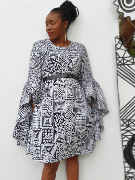 Tribal Lizzard - Lea dress