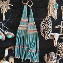 Big blue Miyuki earrings