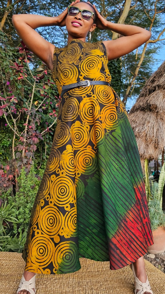 Tricolore Grace in batik