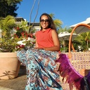 Silk palazzo - starling