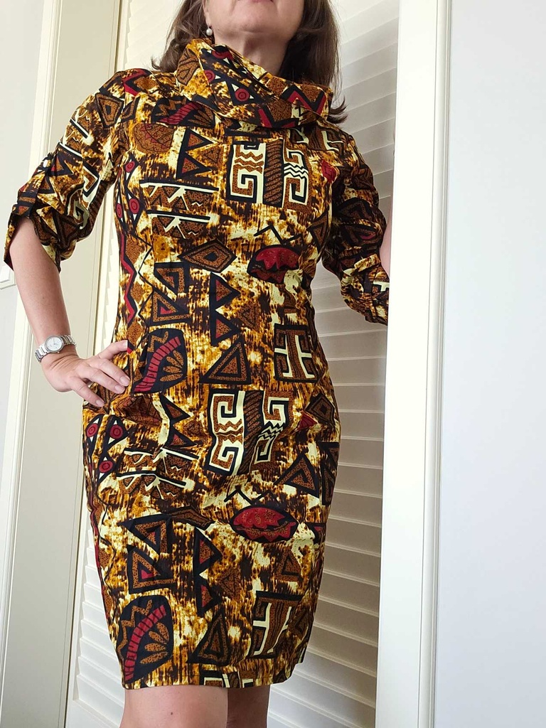 Kijiji fitted turtleneck dress