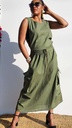 Cargo skirt olive