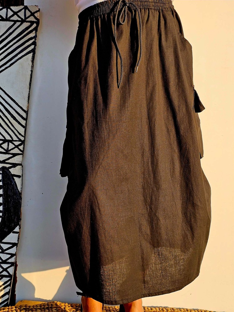 Cargo skirt black