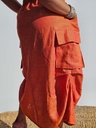 Cargo skirt orange