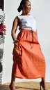 Cargo skirt orange