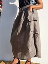 Cargo skirt khaki