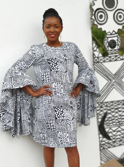 Tribal Lizzard - Lea dress