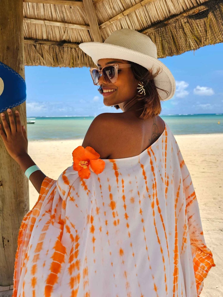 Off the shoulder kaftan