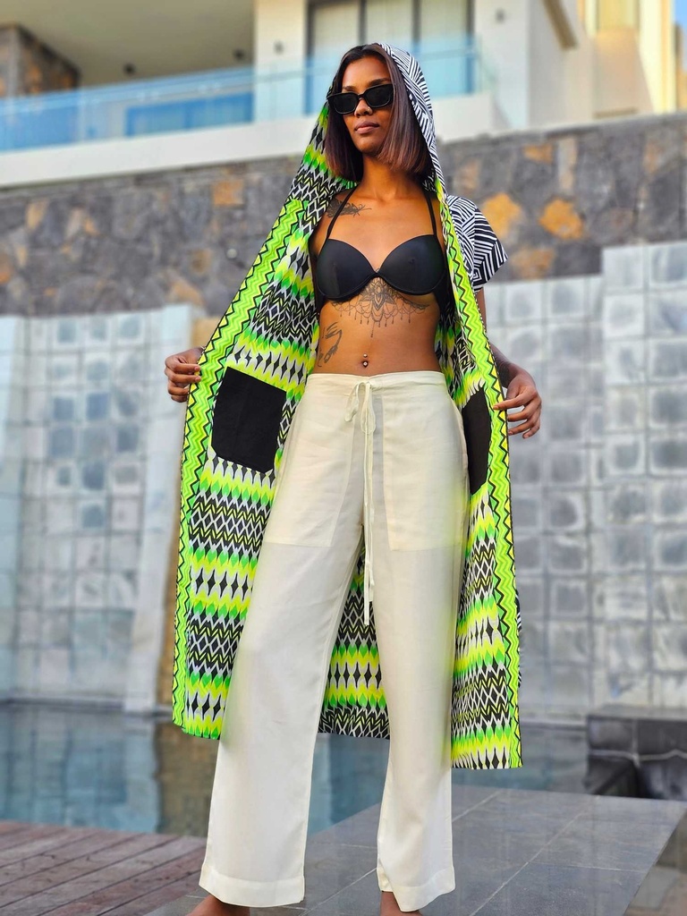 Eclipse, reversible hoodie - hot pink