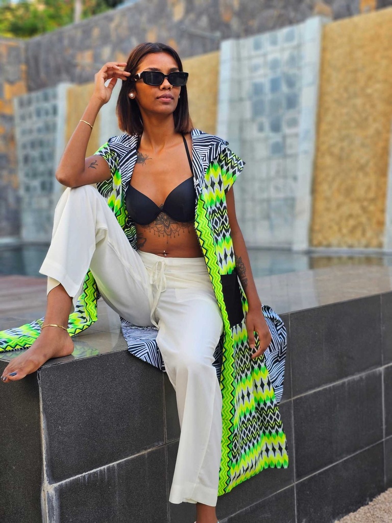 Eclipse, reversible hoodie - hot pink