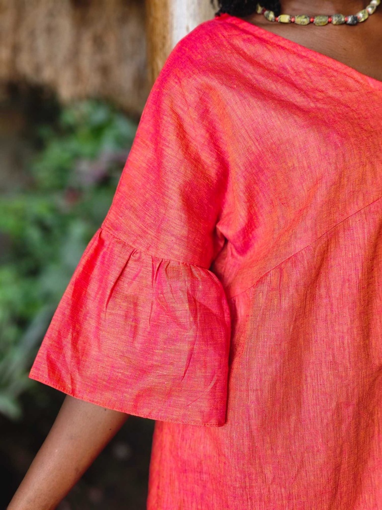 Malaika dress- hot pink