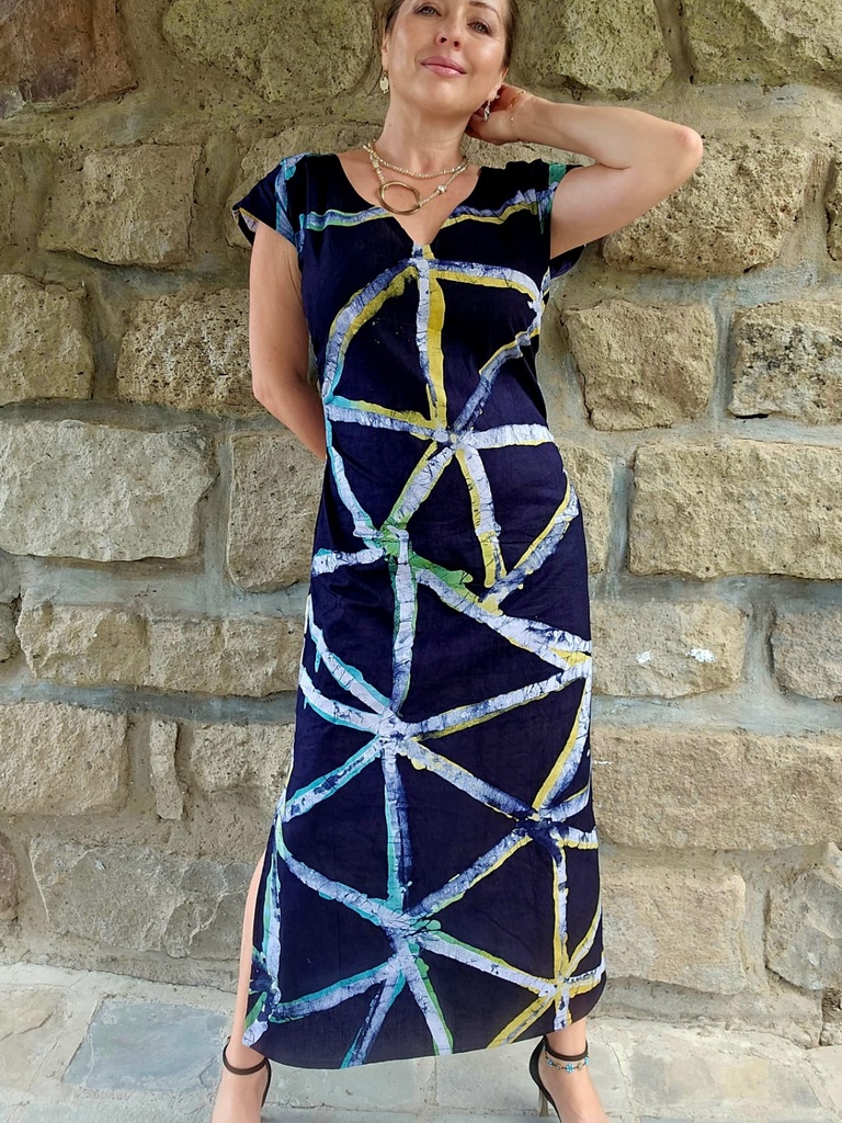 Pandora dress abstract batik