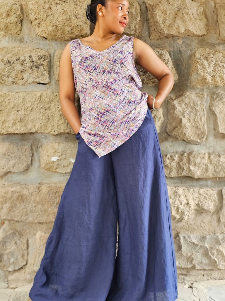 Palazzo in linen, all colors