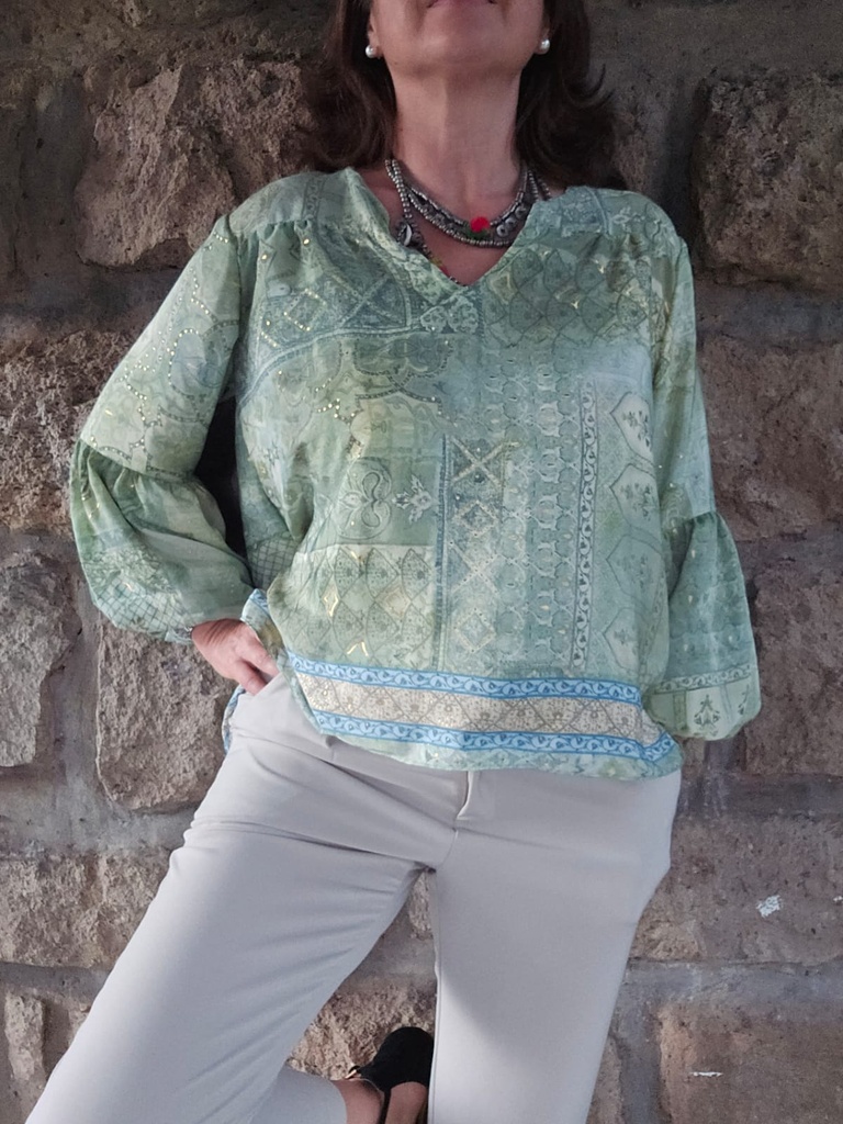 Opulence drop silk shirt