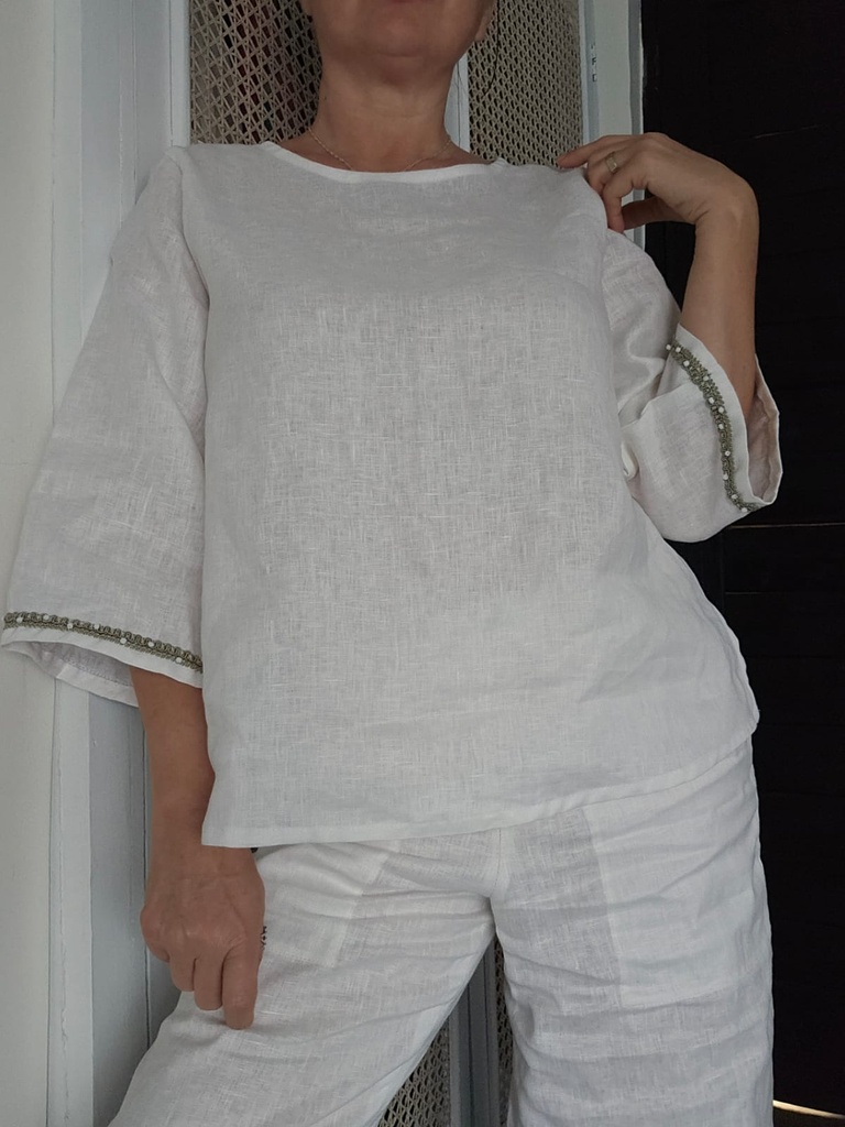 Lounge wear PJ white