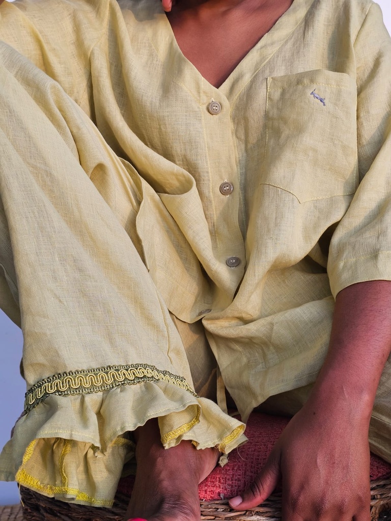 Lounge wear PJ pale olive