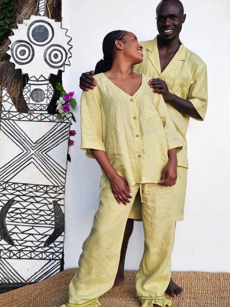 Lounge wear PJ pale olive