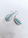 Turquoise shell earrings