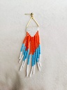 Tricolore earrings