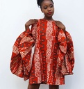 Orange red Lea