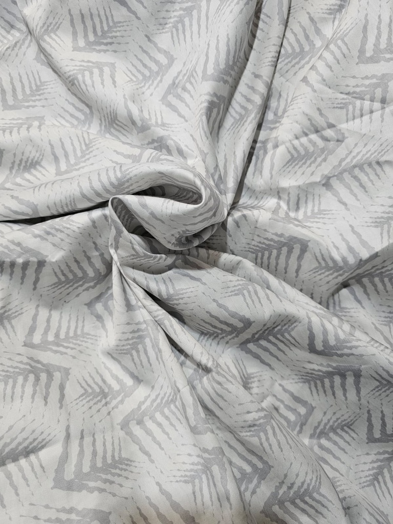 white with grey symbols