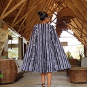 Cape sleeve - Tribal Black and White
