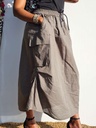 Cargo skirt khaki