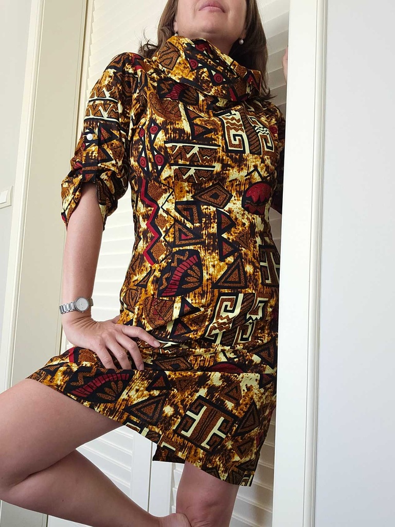 Kijiji fitted turtleneck dress