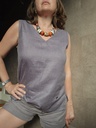 Simple linen tops