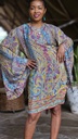 Mustard wrap dress