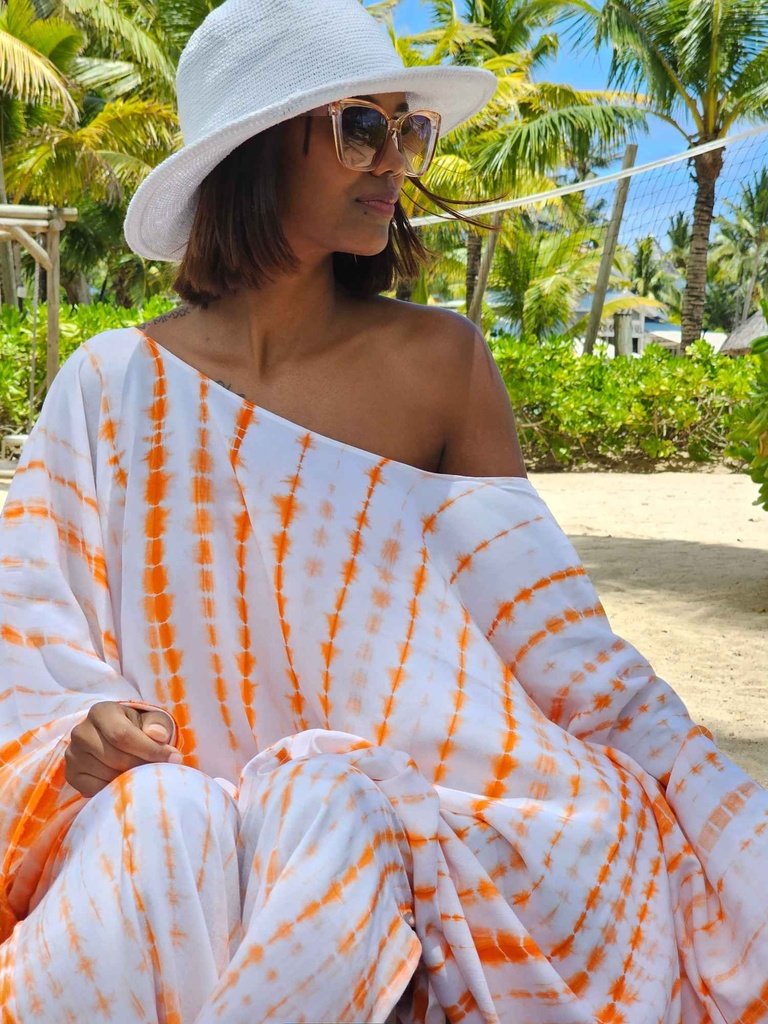 Off the shoulder kaftan