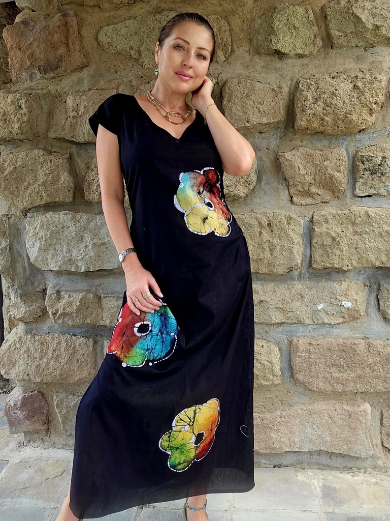 Pandora dress flower batik