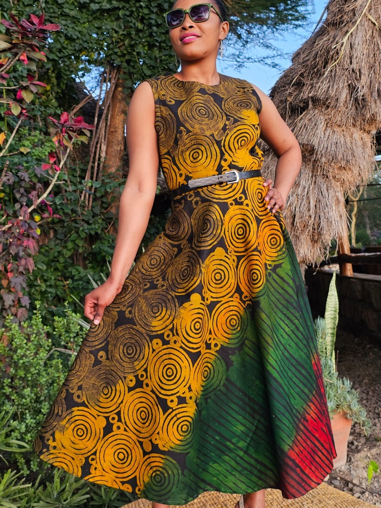 Tricolore Grace in batik
