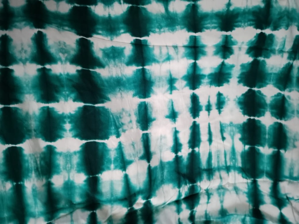 Jungle green tie and dye