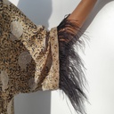 Magna dress ostrich