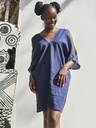 Amani dress in linen