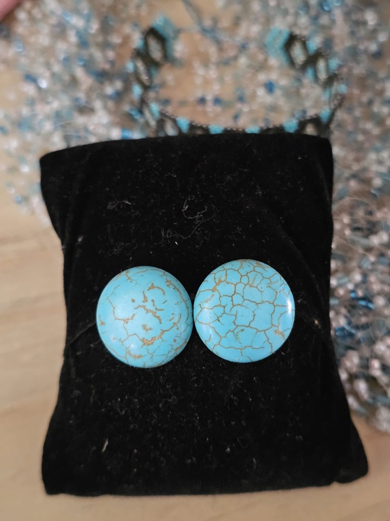 Turquoise candy earrings