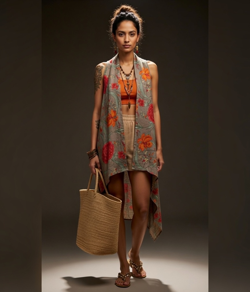 Cardigan Breeze orange flower