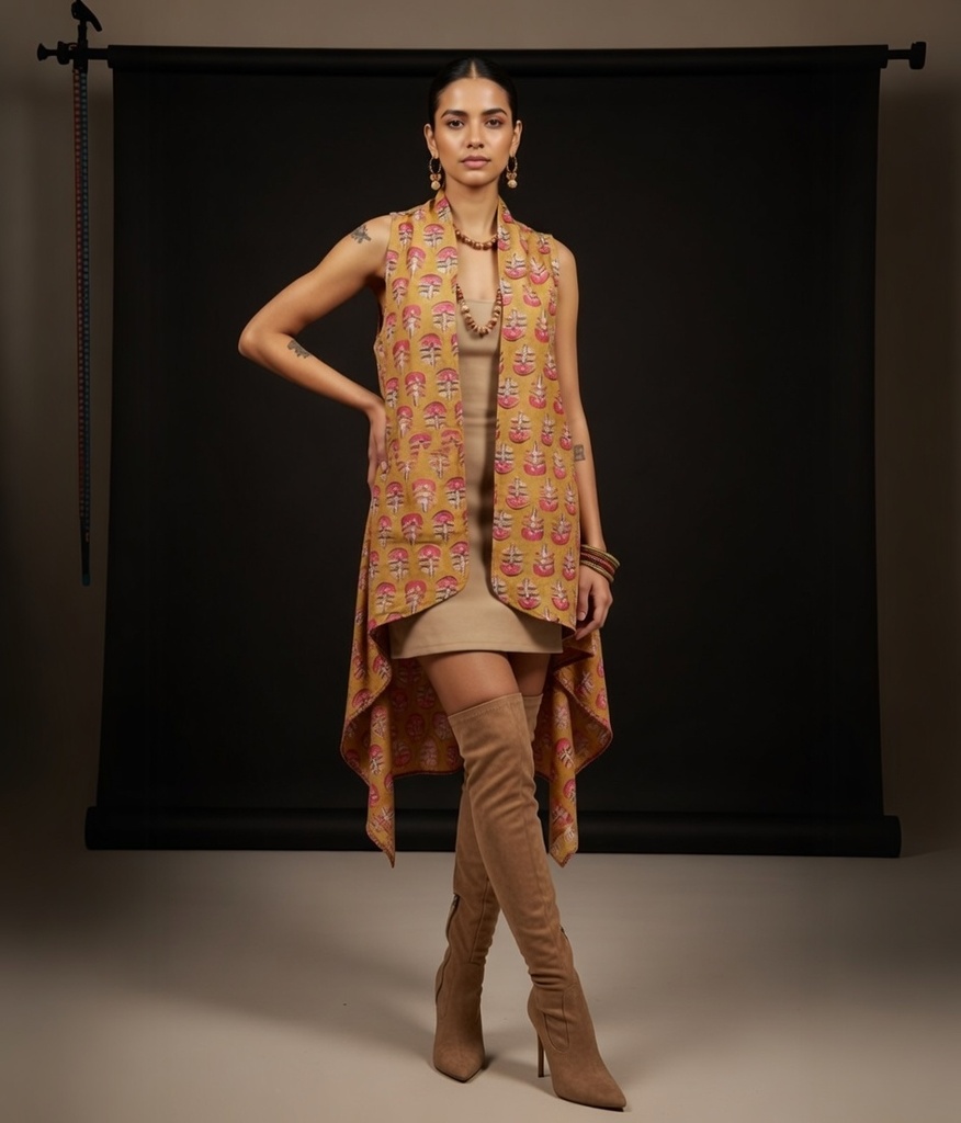 Cardigan Breeze mustard