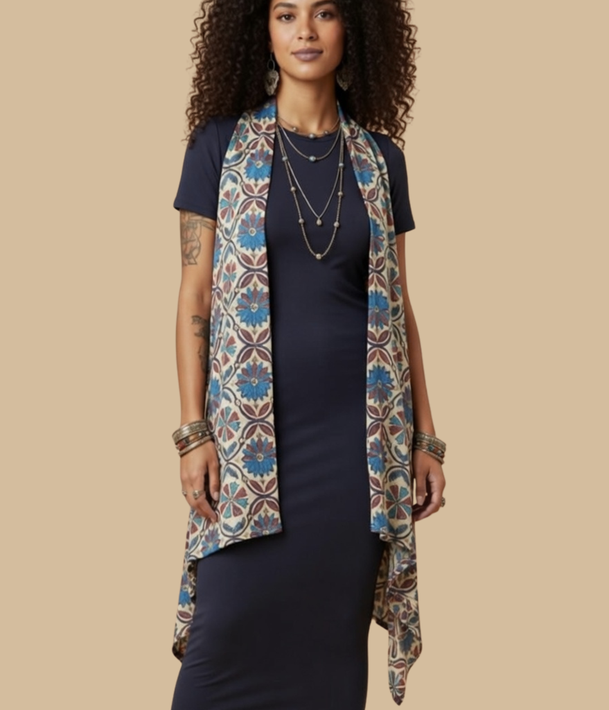 Cardigan Breeze blue cream