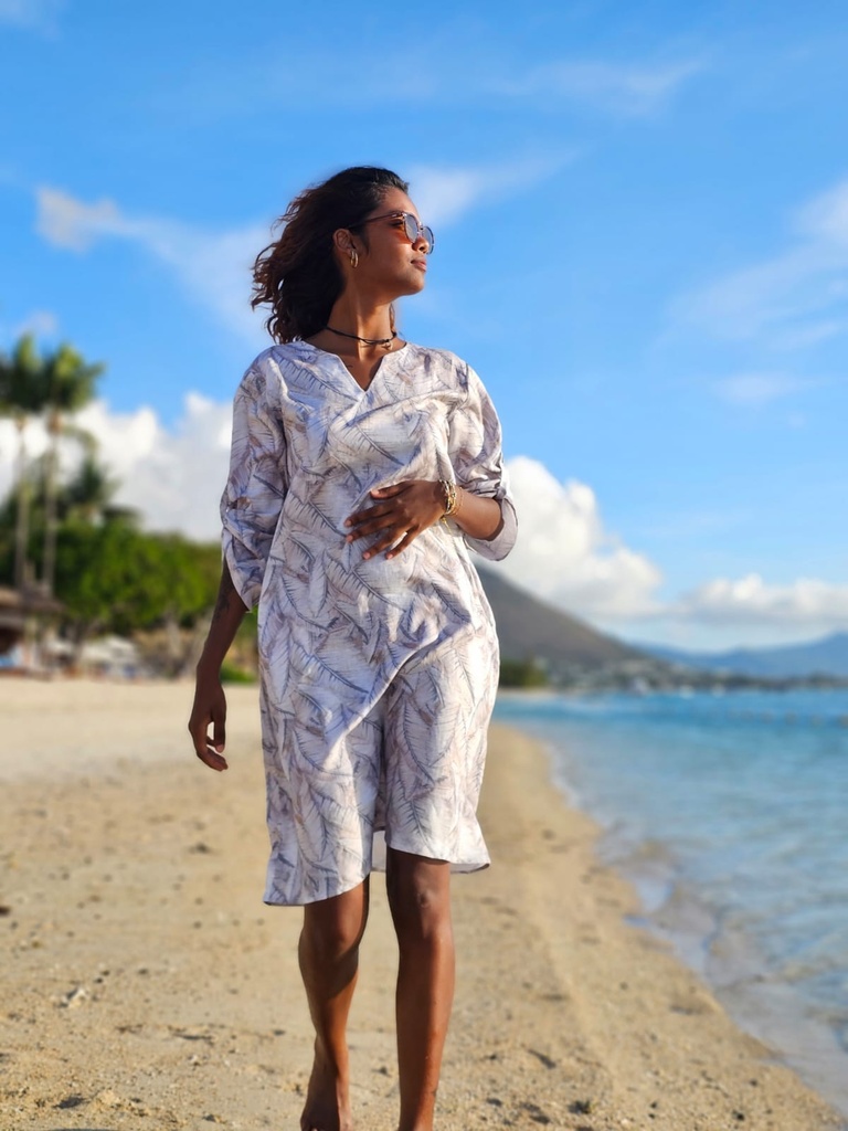 Little linen dress fittonia