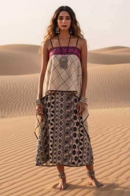 Boho beautiful skirt and top