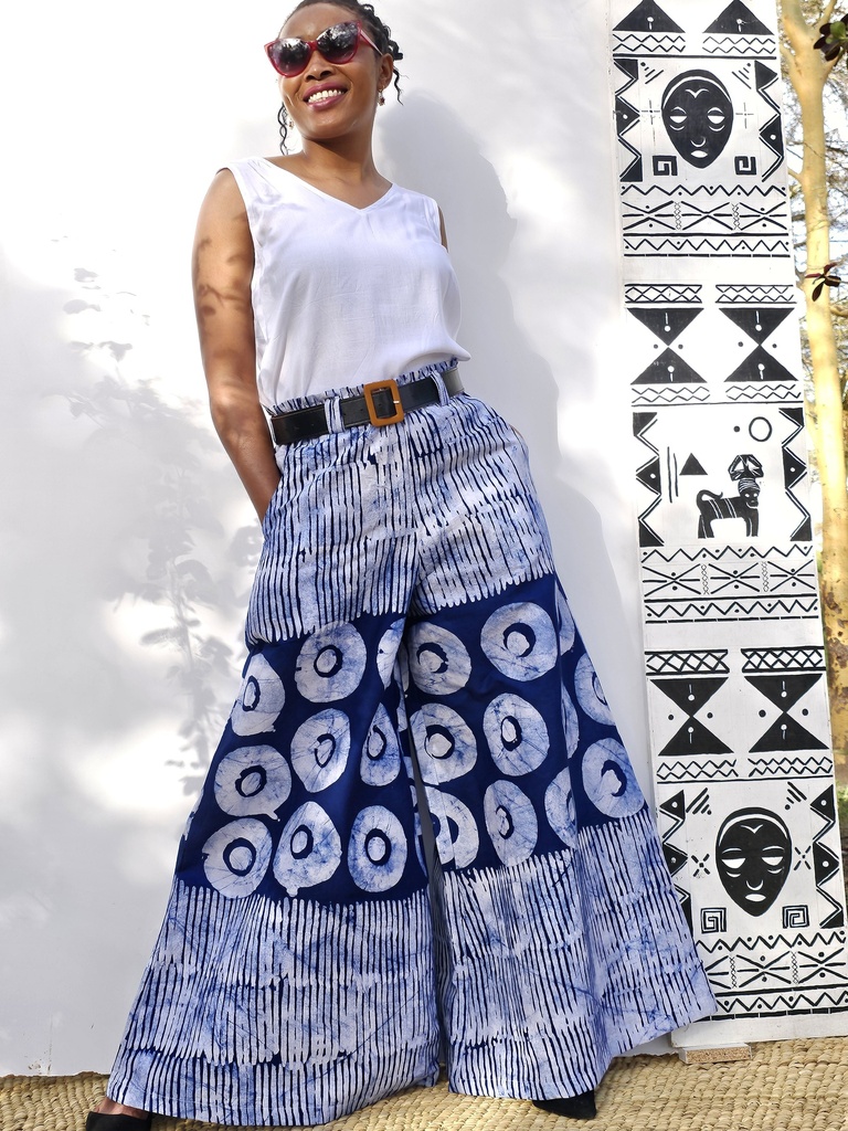 Batik indigo duo