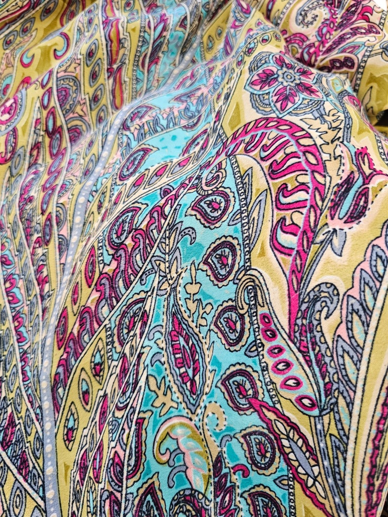 Mustard silk
