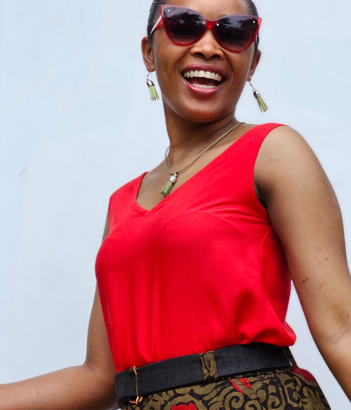 Soft cotton tops sleeveless
