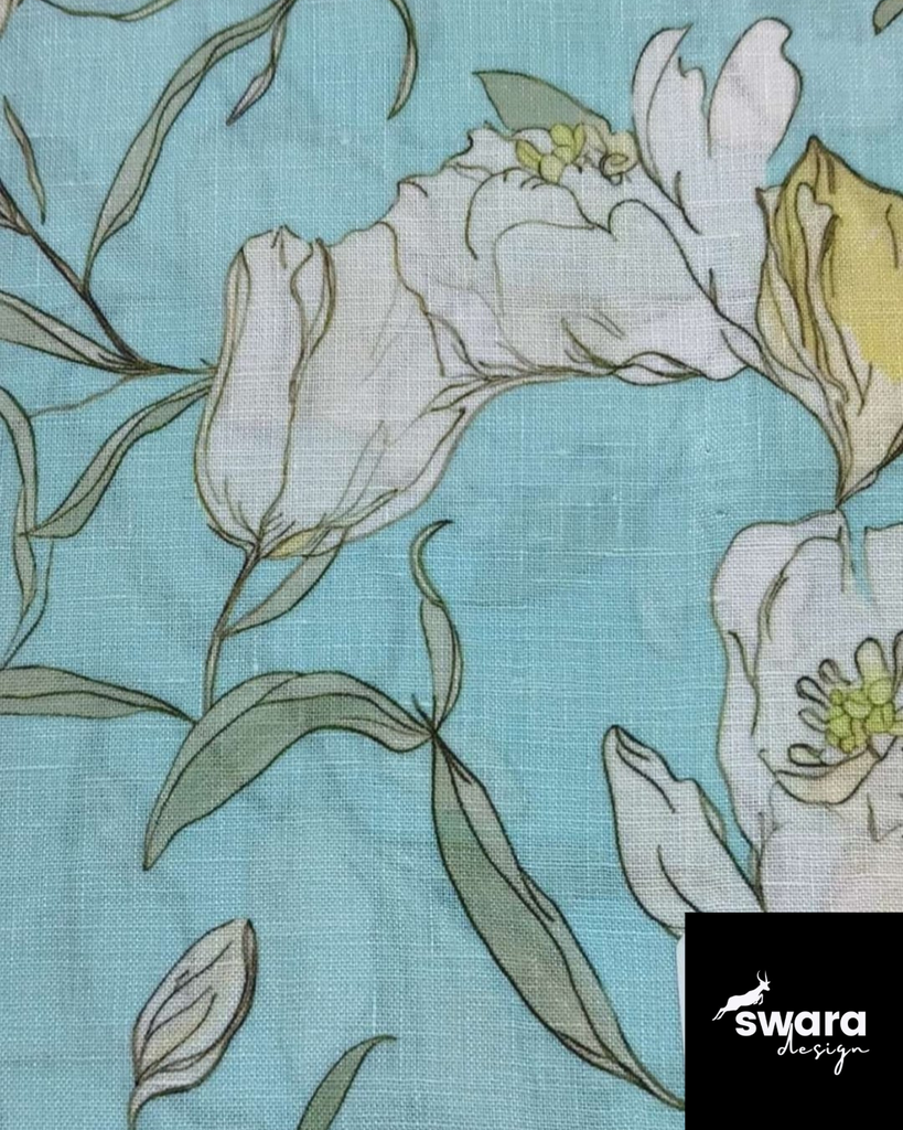 Paradise linen fabric